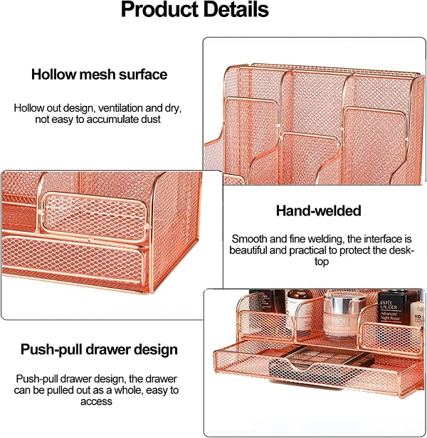 small desk organizer with drawers