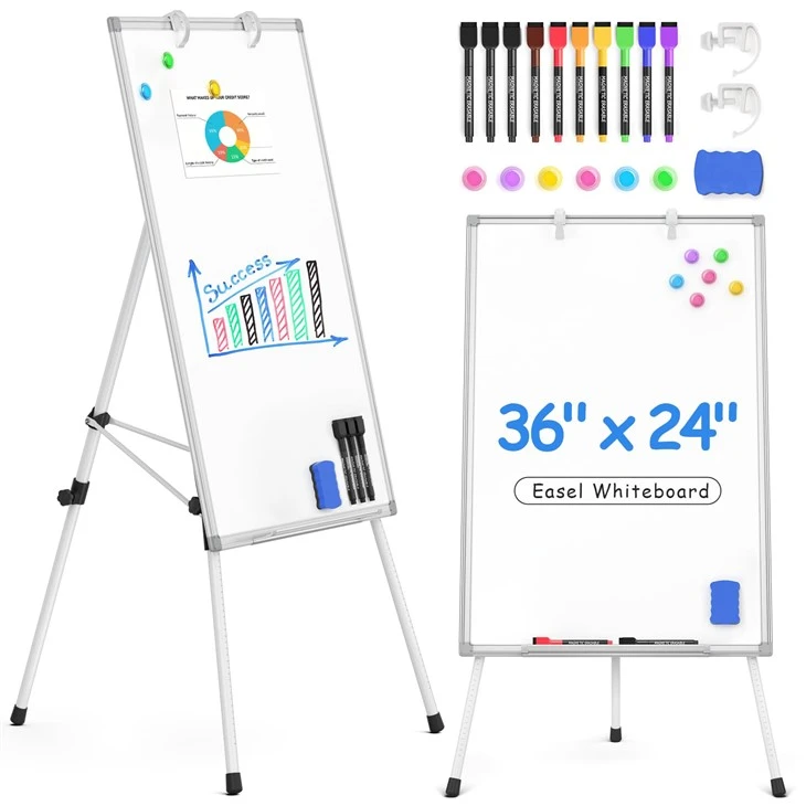 Tablă albă de șevalet pentru flipchart